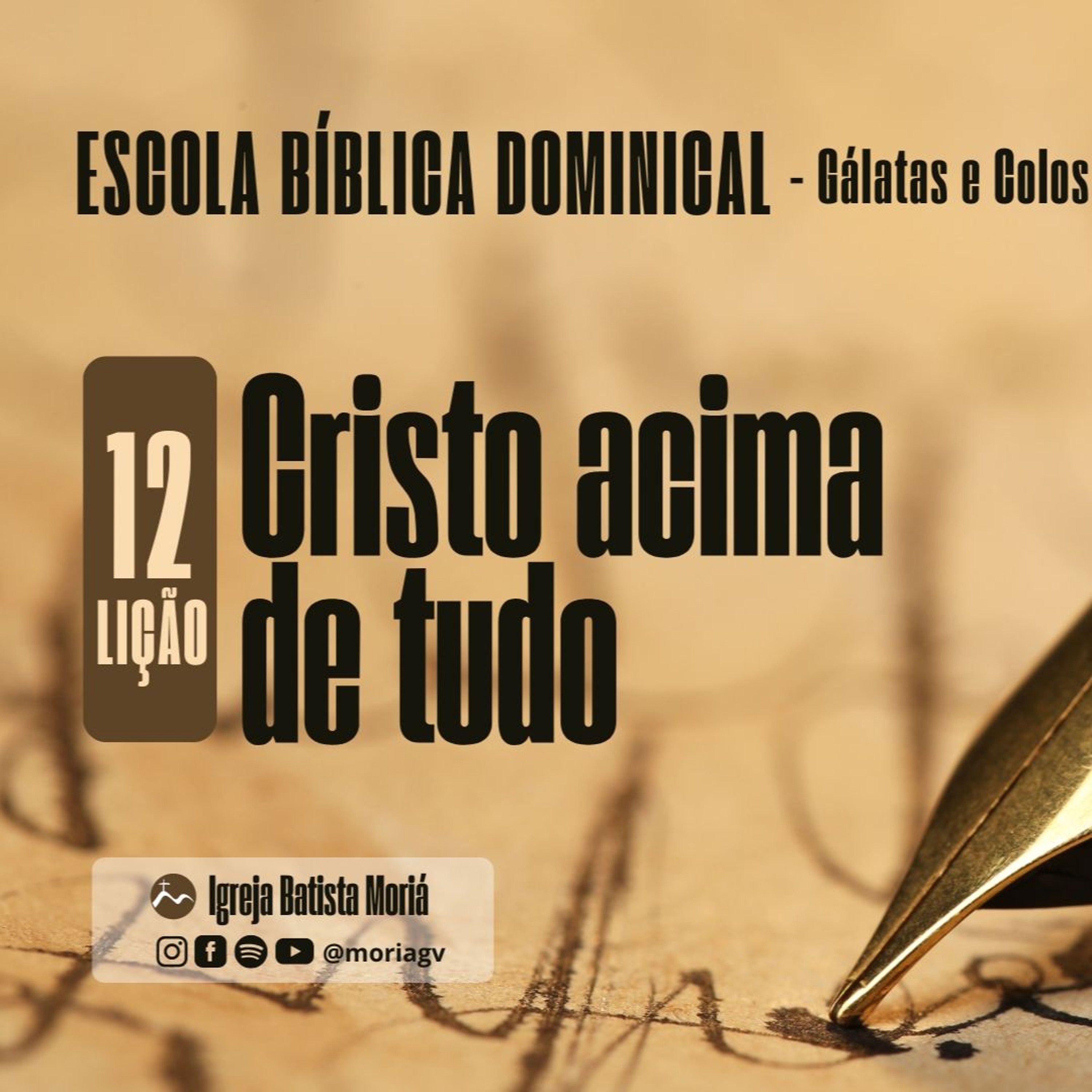 Cristo acima de tudo - Pr. Jacqueline Coelho - Escola Bíblica Dominical [23.06.2024] episode artwork