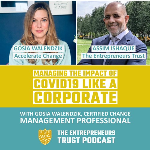 Managing the impact of COVID19 on your business like a corporate with Gosia Walendzik