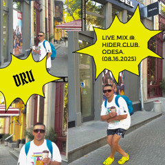 Dru Roma - Live Mix @HIDER Club Odesa (08.16.2025)
