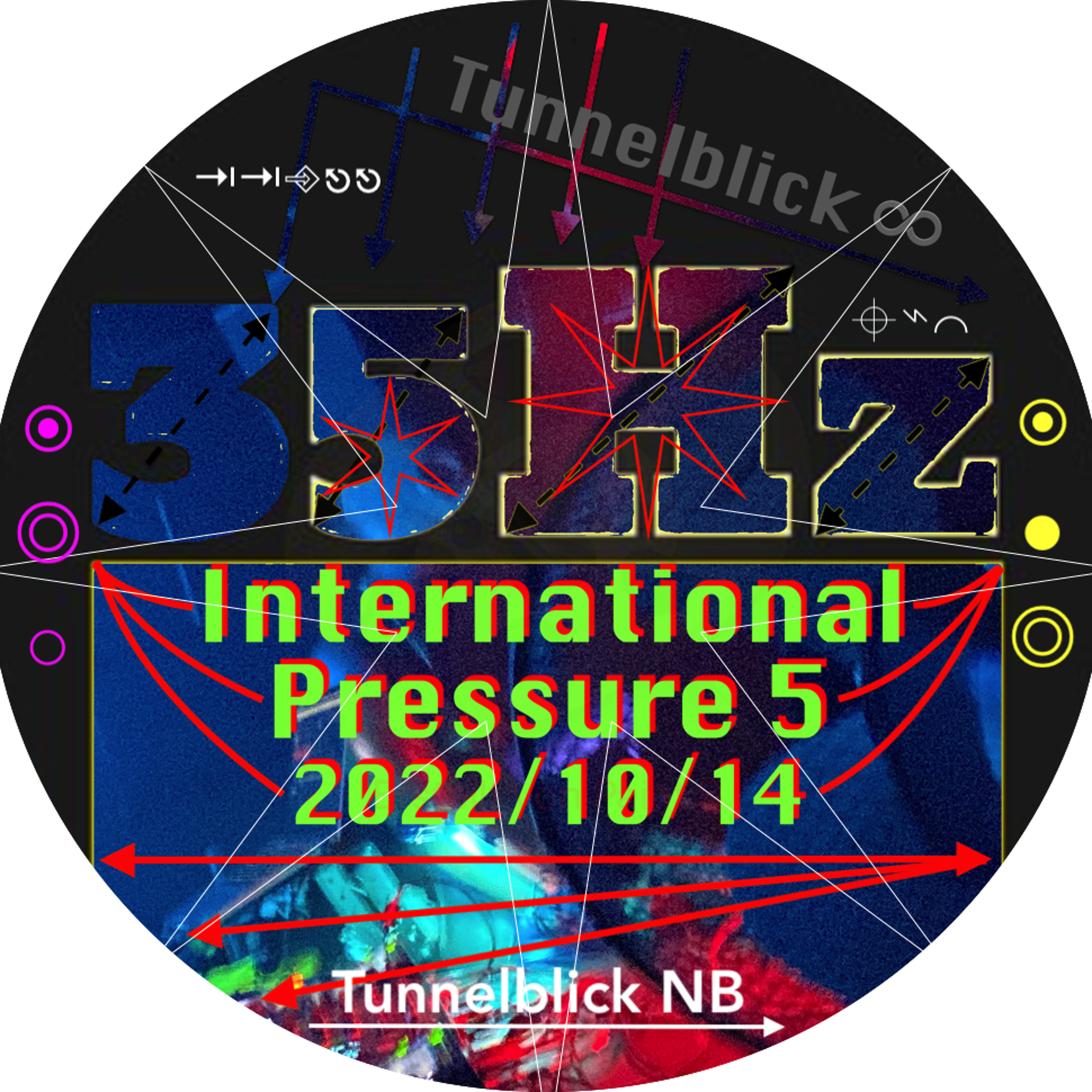 35Hz - International Pressure 5 - 2022/10/14 ☼ TECHNO BUNKER MIX episode artwork