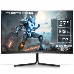 BIG SALE LC-Power LC-M27-FHD-165-C Gaming Monitor 27 'curved Full HD Display 16: 9  4ms  VA  2