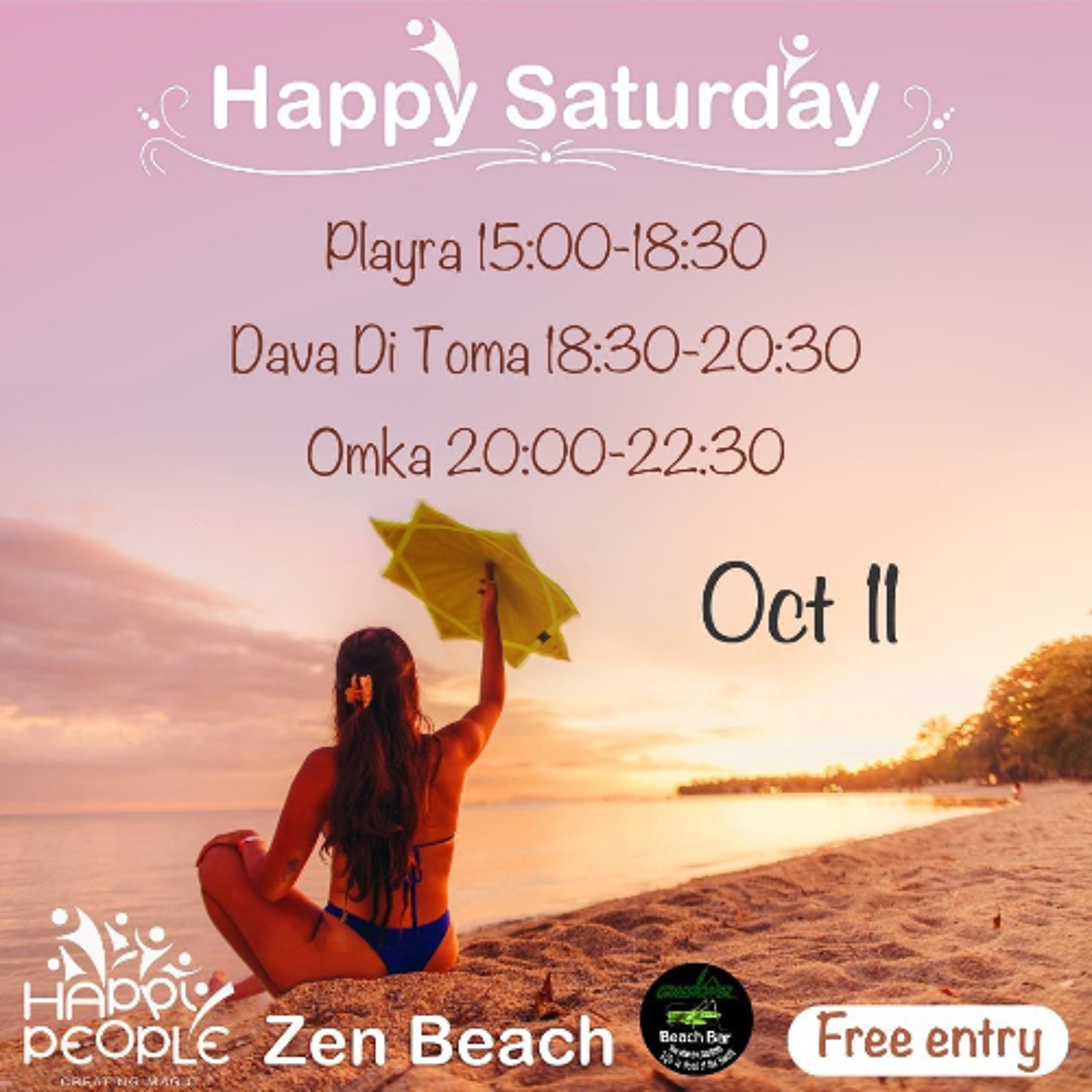 Dava Di Toma @ Grasshopper Bar Zen Beach for Happy People 11.10.25 episode artwork