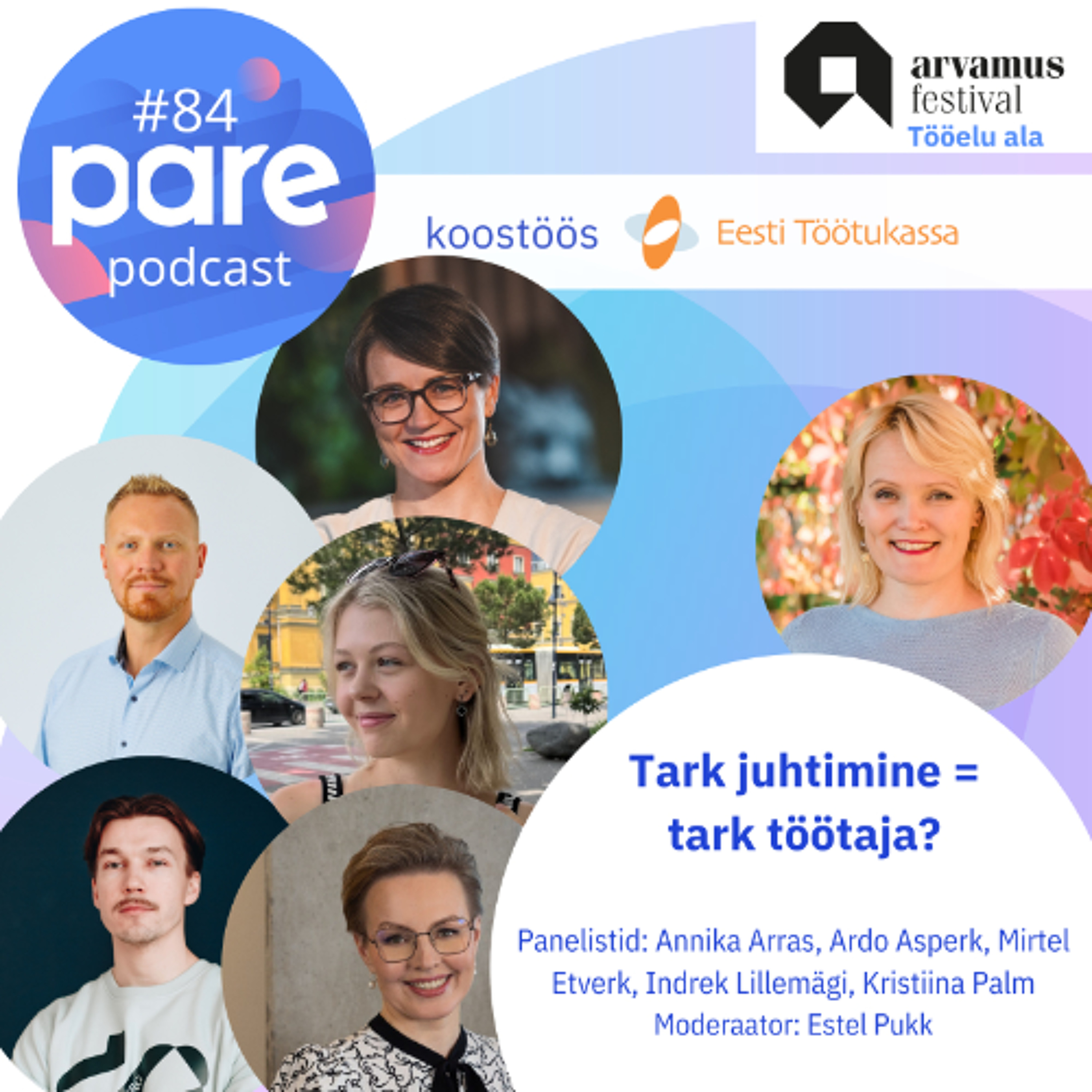 PARE Podcast #84 Arvamusfestival 2024 Tööelu ala: Tark juhtimine = tark töötaja?