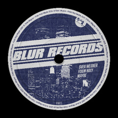 PREMIERE: Sven Wegner - Fckin Holy Maybe [Blur Records]