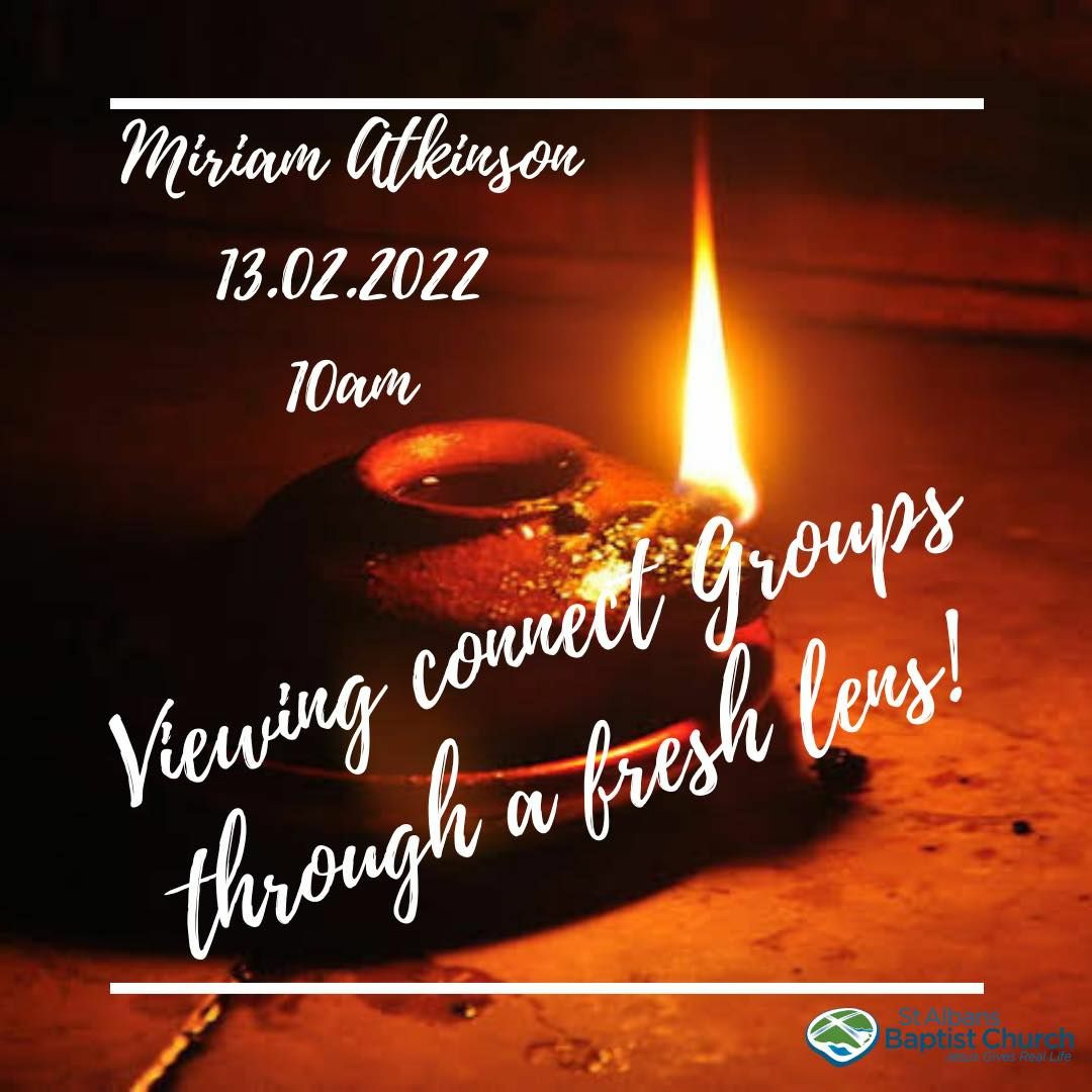 13-02-2022 - Viewing Connect Groups through a Fresh Lens - Miriam Atkinson episode artwork