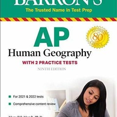 [PDF] READ Free AP Human Geography: with 2 Practice Tests (Barron's Test Prep) b