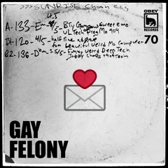 OBEY RECORDS EPISODE 70 — GAY FELONY: LOVE LETTER