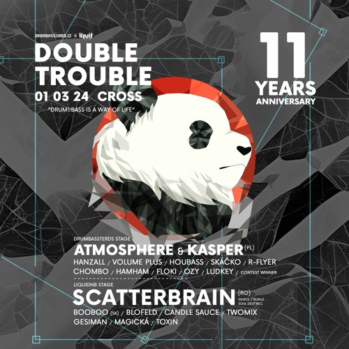 Scatterbrain - Double Trouble (1.03.2024 - Prague, Cross Club) Promo Mix