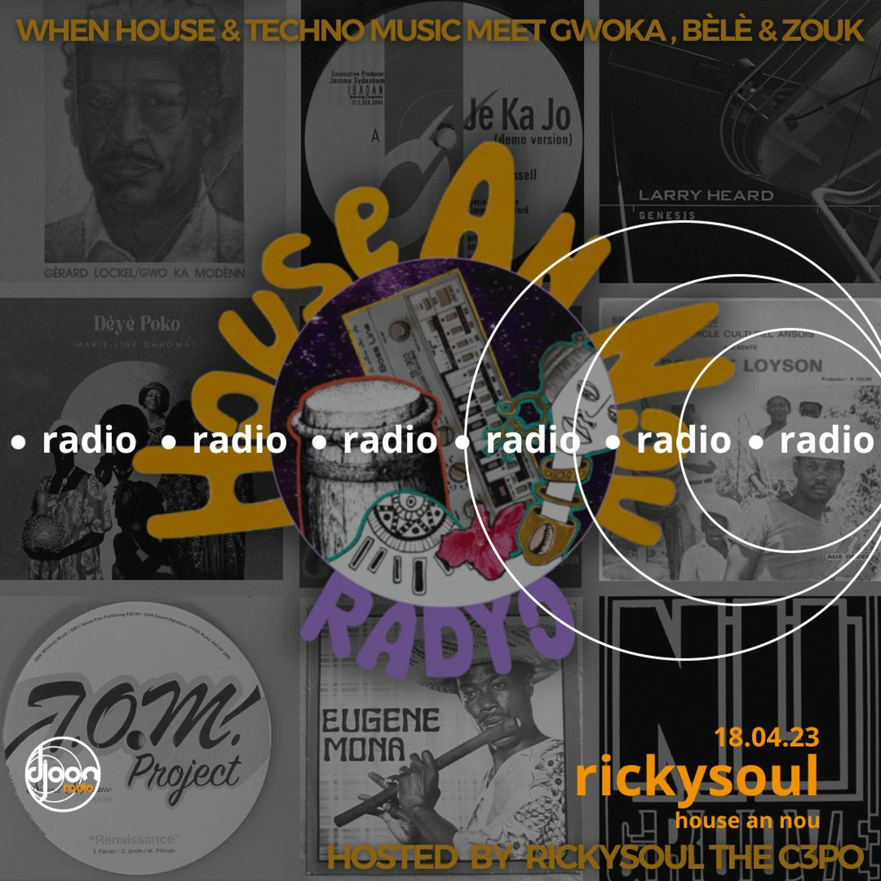 House An Nou with Rickysoul for Djoon Radio 18.04.23 episode artwork