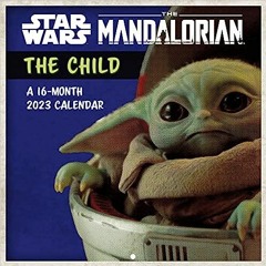 PDF Book 2023 Star Wars: The Mandalorian - The Child Mini Wall Calendar BY Trends International