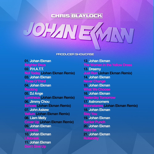 Johan Ekman Producer Showcase
