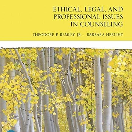 Read Ethical, Legal, And Professional Issues In Counseling (The Merrill