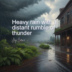 Heavy Rain With A Distant Rumble Of Thunder