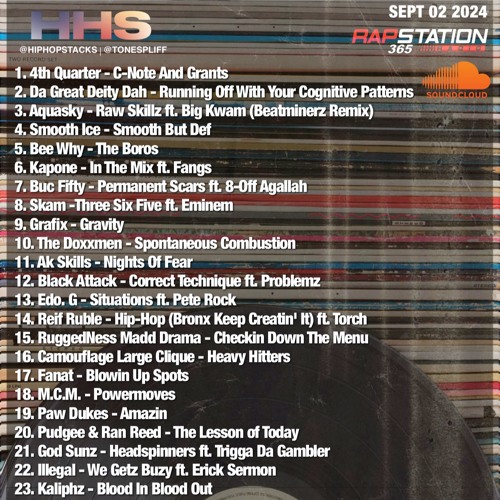 Hip Hop Stacks with Tone Spliff - 09/02/24