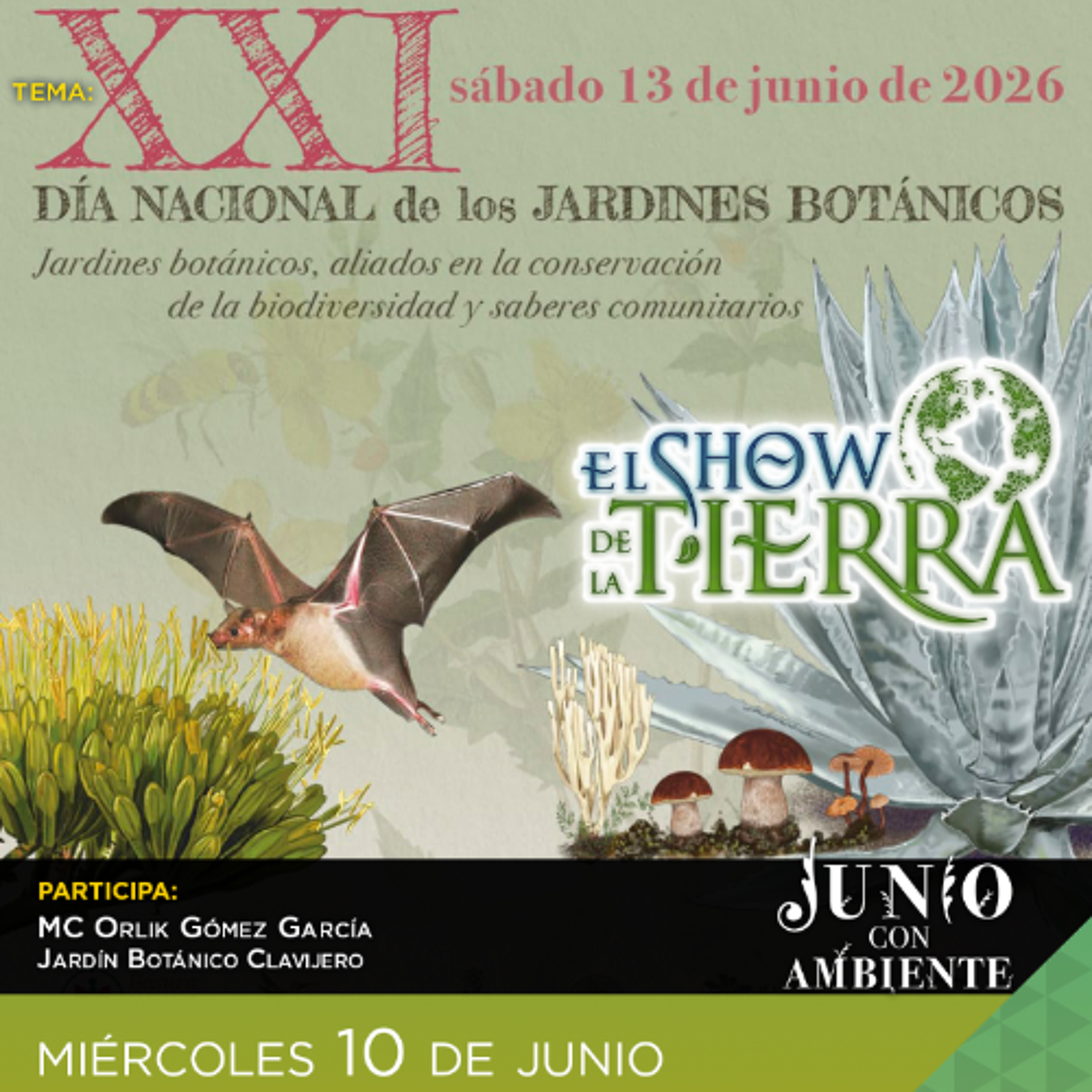 El Show de la Tierra - Día Nacional de los Jardines Botánicos episode artwork