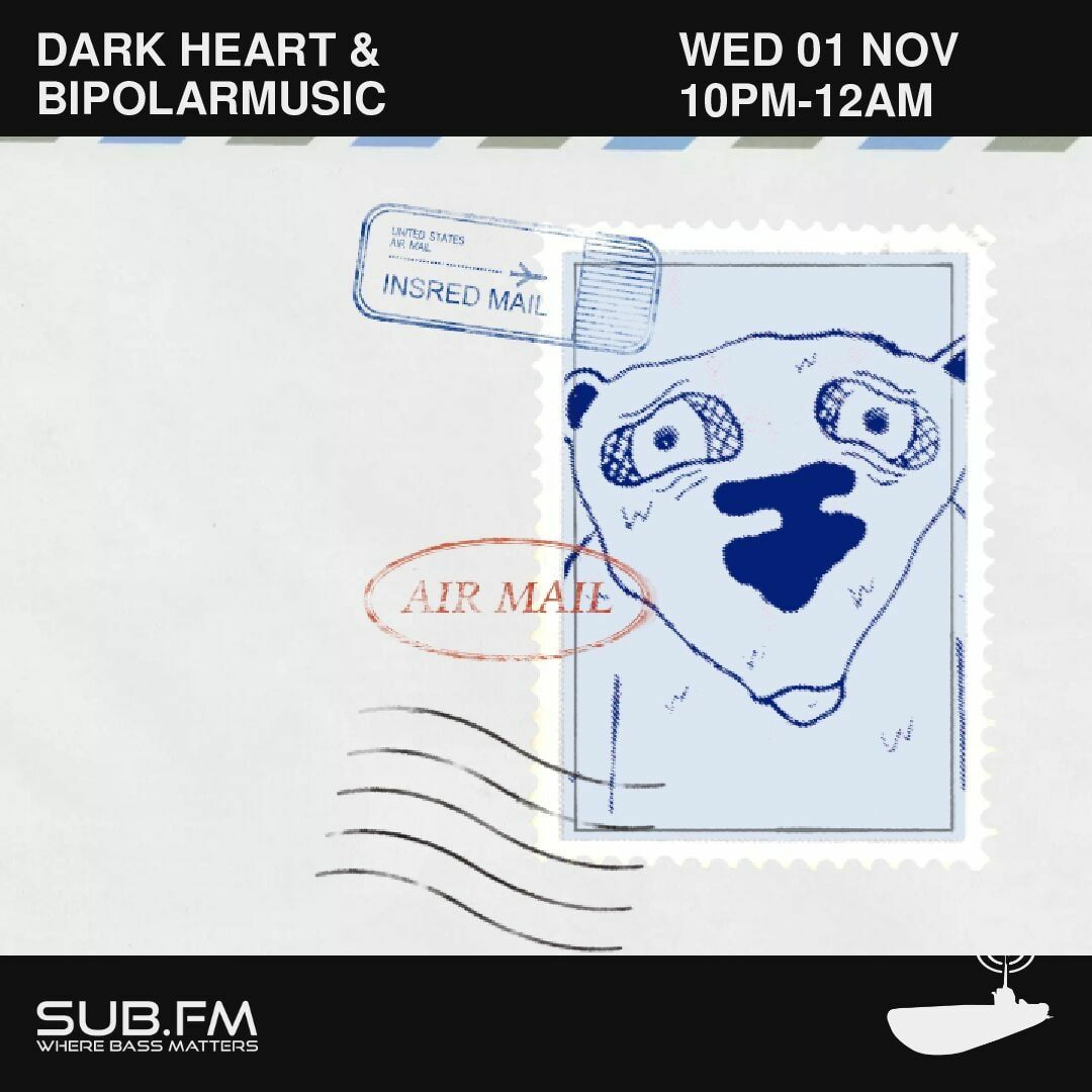 Dark Heart Radio Show and Bipolarmusic with Greencyde x Patros15 x Nanook - 01 Nov 2023