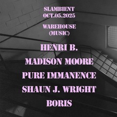 Live at SLAMBIENT - Oct. 5, 2025