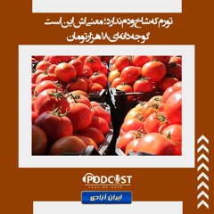 تورم که شاخ و دم ندارد؛ معنی‌اش این است گوجه دانه‌ای ۱۸هزار تومان