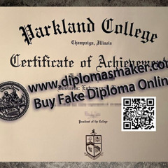 How to make a fake Parkland College degree certificate?