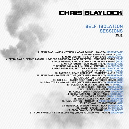Self Isolation Sessions