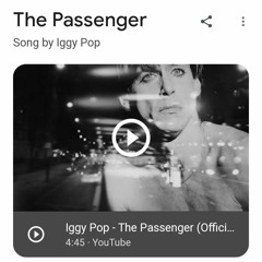 Iggy Pop I Am A Passenger kareoke by Ed Lennox