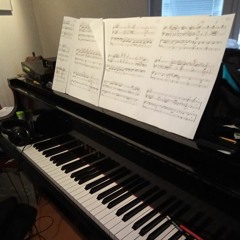Beethoven: 1. Allegro con brio. String Trio Op.3. Transcribed for piano