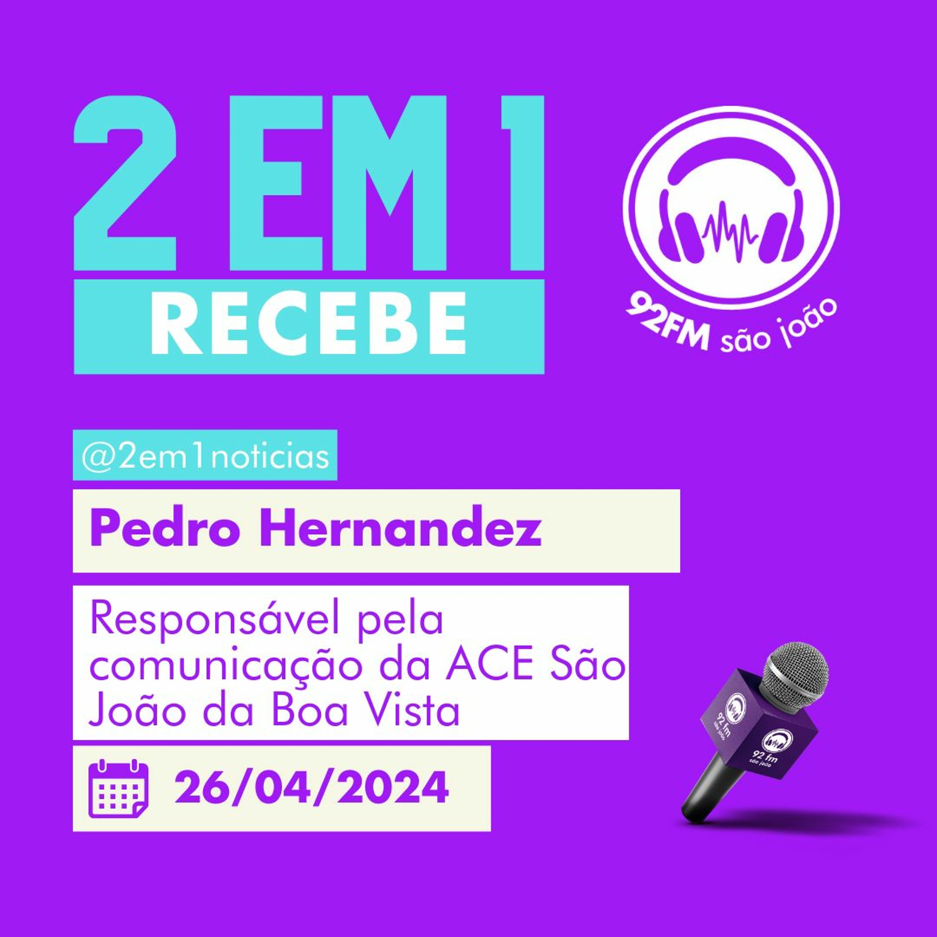2 EM 1 #ED10 - 26/04/2024 episode artwork
