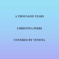 A Thousand Years (Christina Perri) — Cover