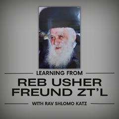 Learning From Reb Usher Freund zt"l