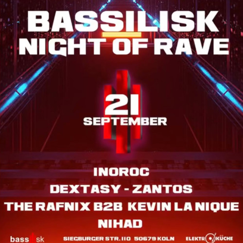 INOROC @ BASSILISK NIGHT OF RAVE | ELEKTROKÜCHE 21.09