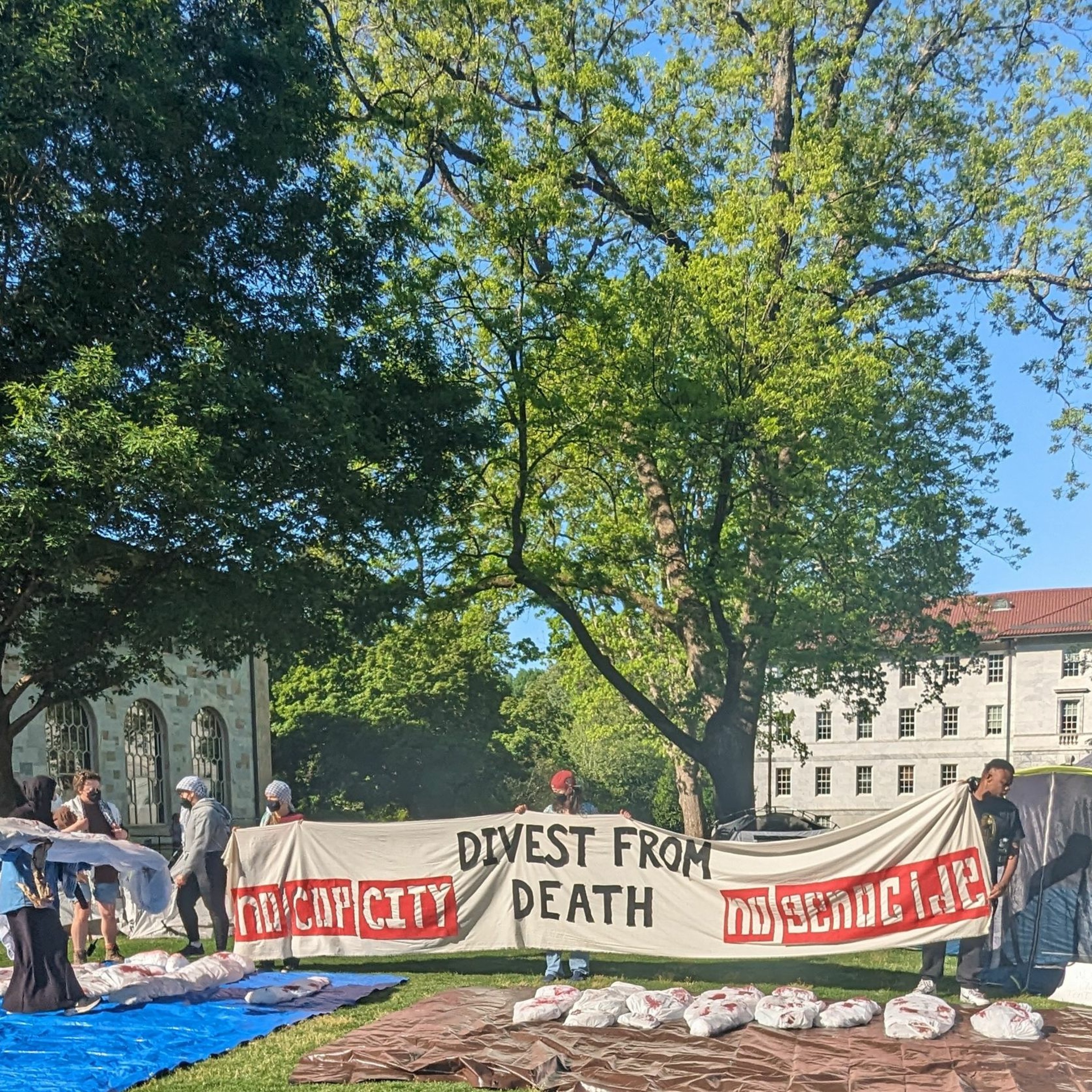 "We Invite You To Struggle With Us": Emory Press Conf; Gaza Encampment