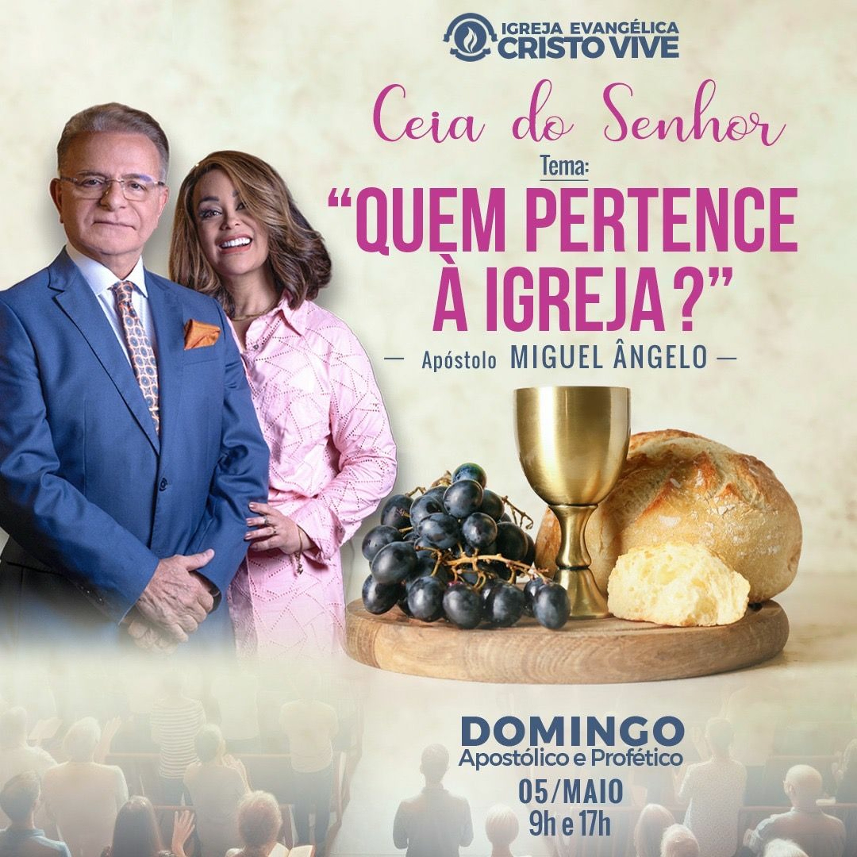 Igreja Evangélica Cristo Vive - Ap. Miguel Ângelo