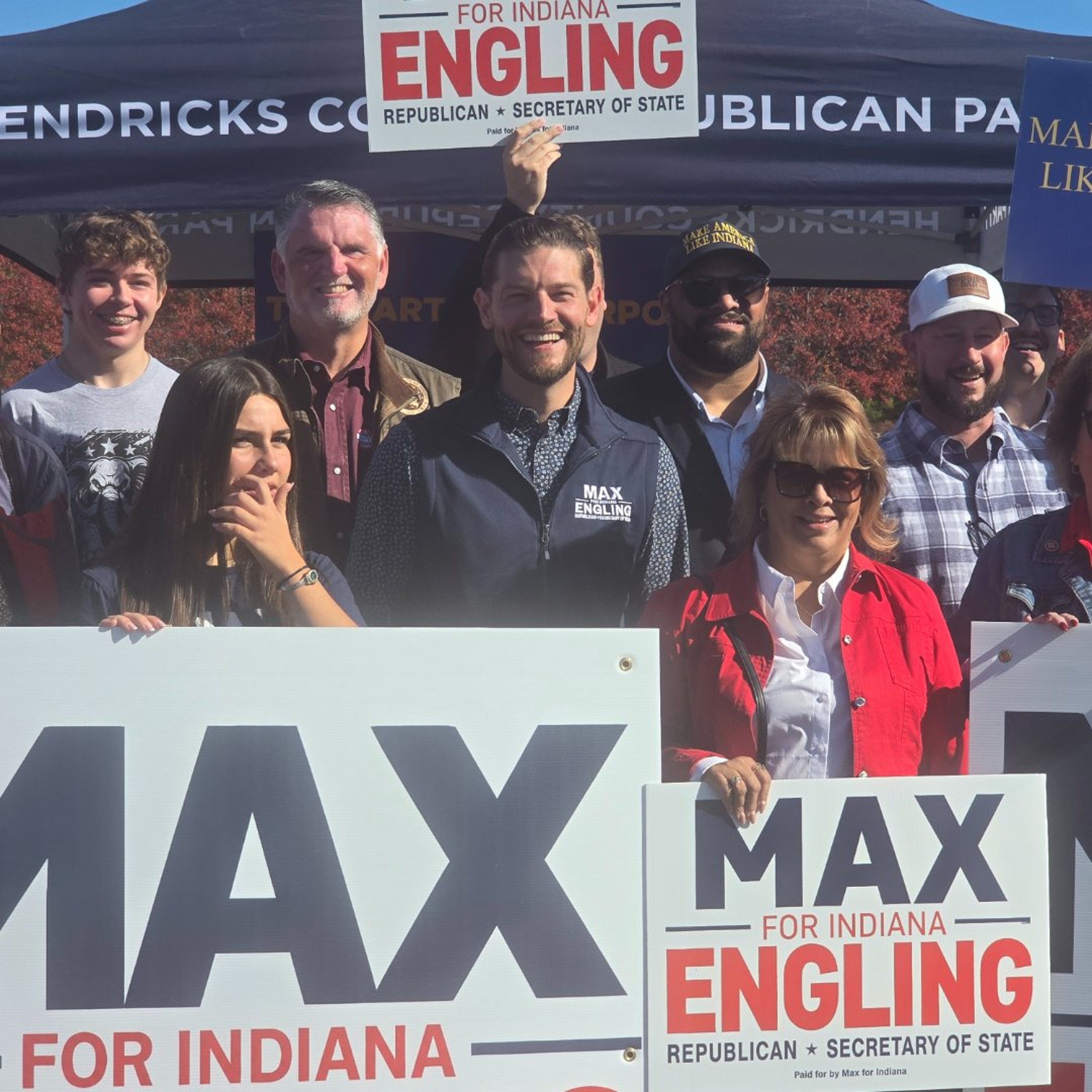 Republican Statewide Ticket Rallies in Hendricks County Four Days Out
