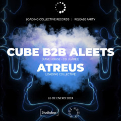 Aleets B2B Cube - From House To Techno Studio Bar
