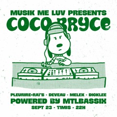 Musik Me Luv presents: Coco Bryce (Sept. 23, 2022)