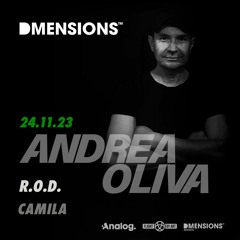 24.11.23 R.O.D. MUSIC @ DMENSIONS WITH ANDREA OLIVA RECORDED LIVE