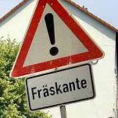 Achtung Fräskante