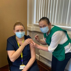 Galway Bay FM interview With Louise Ann McGrath 1st vaccine recipient PUH