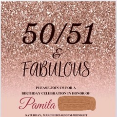 PAM 50^51 BIRTHDAY BASH 3.12.22 OHIO