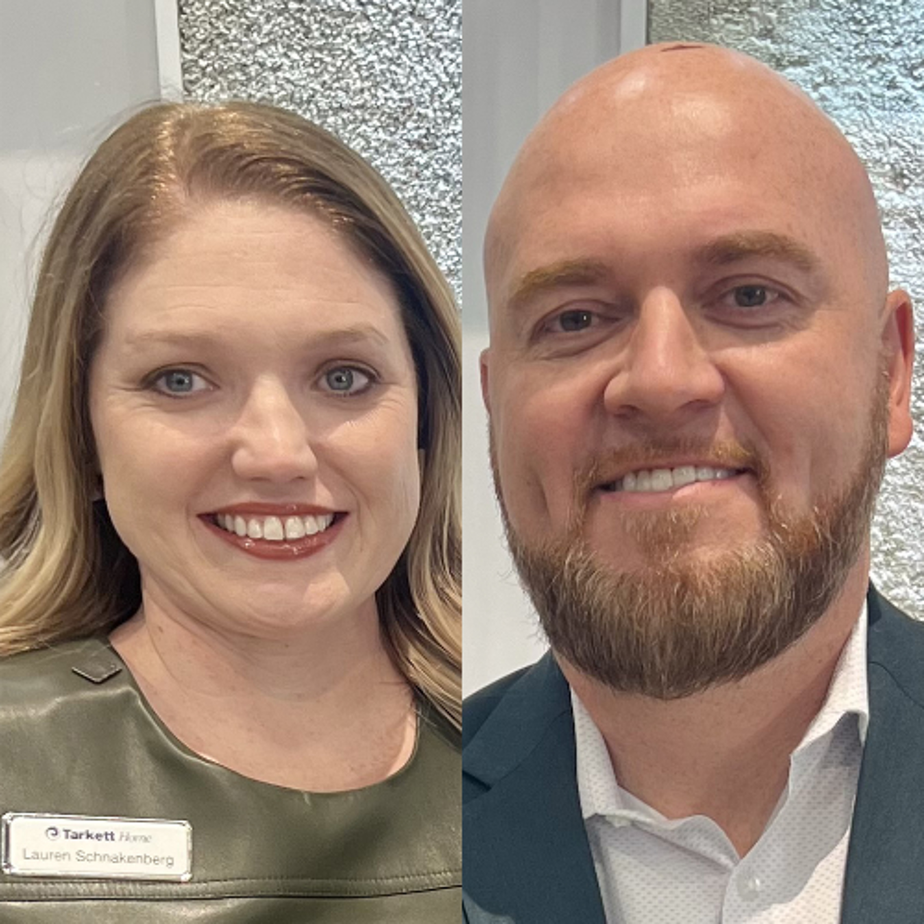 Lauren Schnakenberg and Jason Surratt Showcase Tarkett's Products at Surfaces 2026