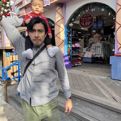 walking down the street