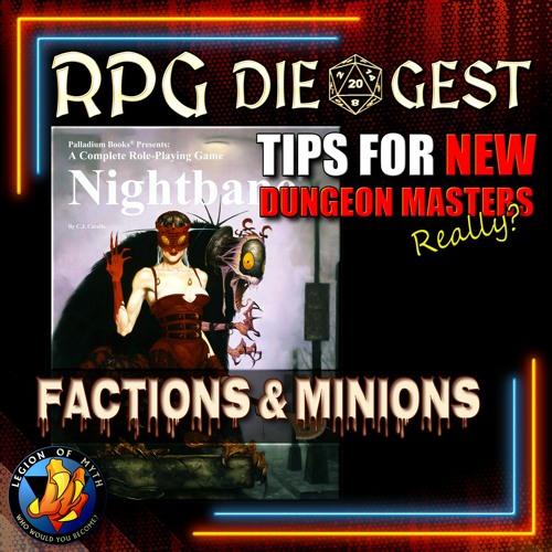 Stream episode 107 - NIGHTBANE RPG Faction & Nightlord Minions | Tips for a  First Time DM by RPG DIE GEST podcast | Listen online for free on SoundCloud