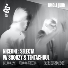NICEONE : SELECTA W/ SNOOZY AND TENTAGHOUL | MAR 24 | AAJA MUSIC