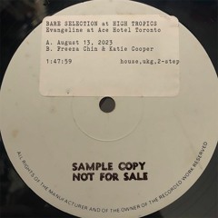 Freeza Chin & Katie Cooper LIVE @ High Tropics Aug 13 2023