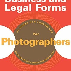 [READ] EBOOK EPUB KINDLE PDF Business and Legal Forms for Photographers - (CD NOT INC