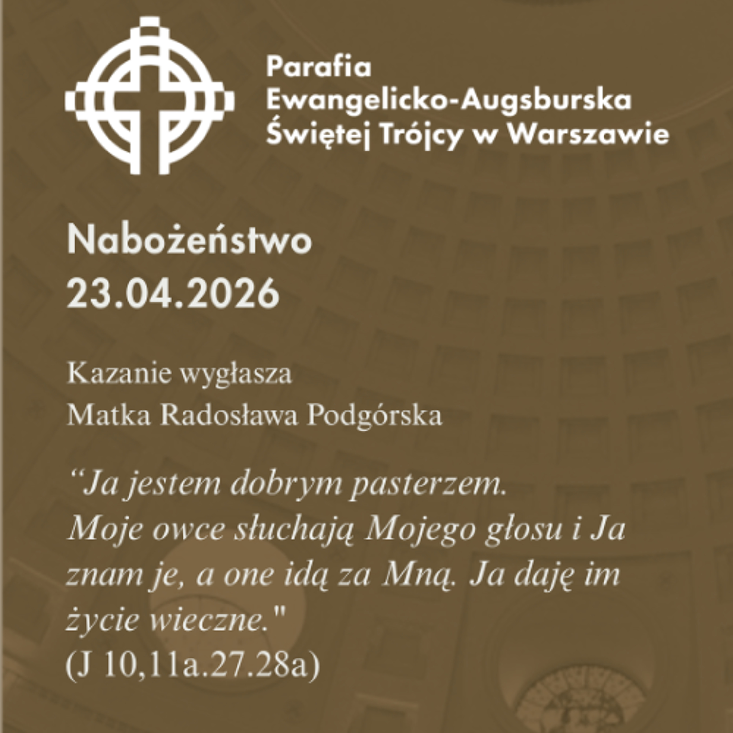 Rozważanie z dziękczynnego nabożeństwa ekumenicznego 23 kwietnia 2026 episode artwork