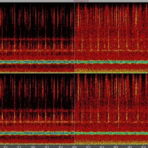 ZOOM H1 with internal microphones replaced with AOM 5024 capsules