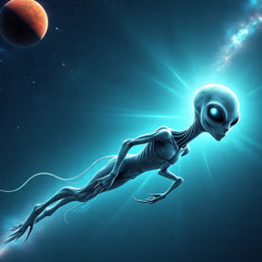 Swimming thru Space  liquid mfm 2025