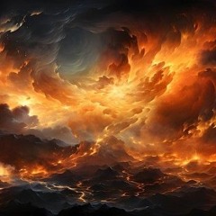 Sky on fire