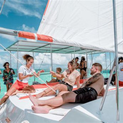 Review Special Price Private Aruba Catamaran With Snorkeling And Refreshments